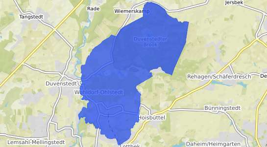 Bodenrichtwertkarte Hamburg Wohldorf Ohlstedt